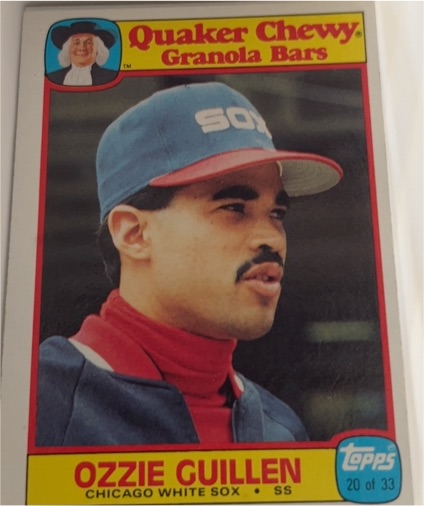 1986 Topps Quaker Granola #20 Ozzie Guillen — front