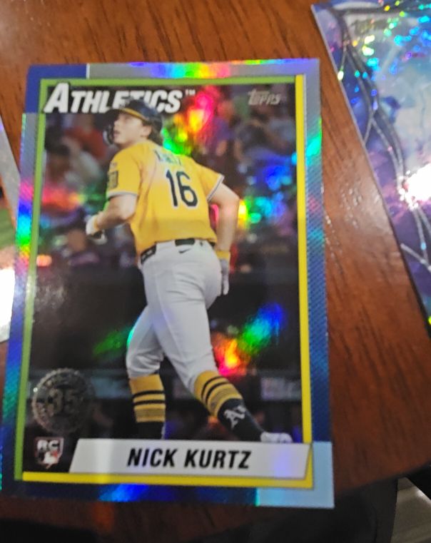 2025 Topps Update #U90-17 Nick Kurtz — front
