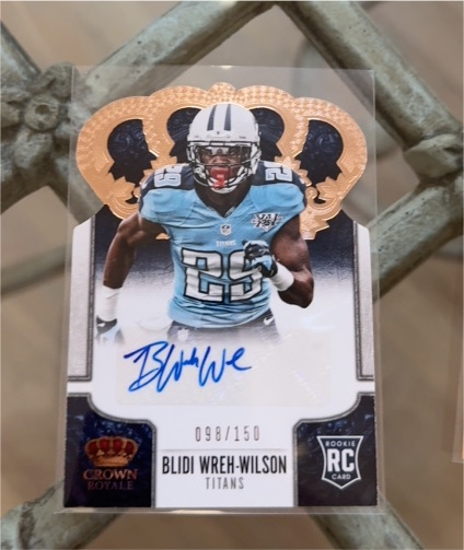 2013 Panini Crown Royale #113 Blidi Wreh-Wilson — front