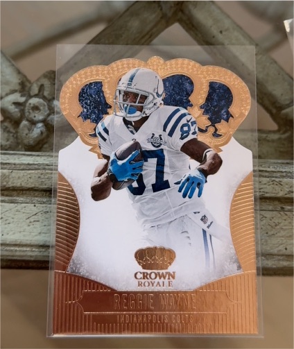 2013 Panini Crown Royale #77 Reggie Wayne — front