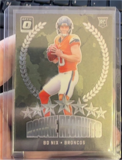 2024 Panini Donruss Optic #4 Bo Nix Rookie Recruits — front
