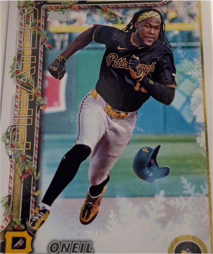 2025 Topps Holiday #H73 Oneil Cruz — front