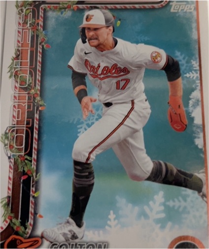 2025 Topps Holiday #H157 Colton Cowser — front