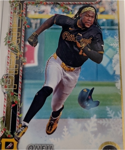 2025 Topps Holiday #H73 Oneil Cruz — front