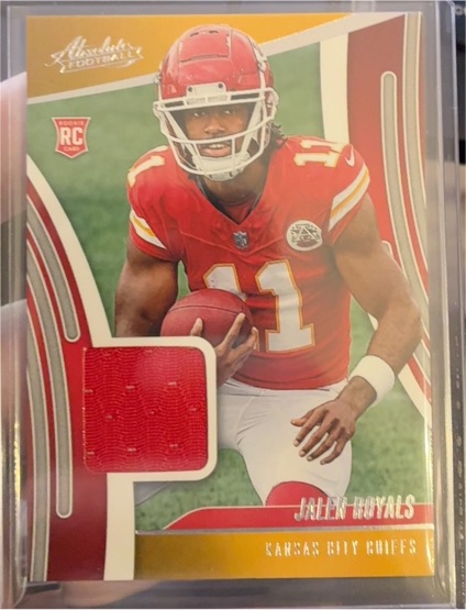 2025 Panini Absolute Rookie Materials #Jalen Royals — front