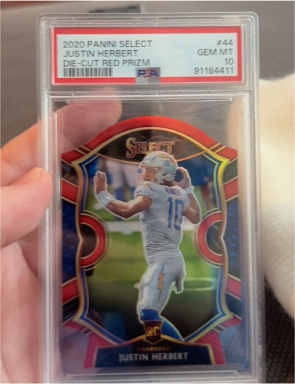 2020 Panini Select #44 Justin Herbert — front
