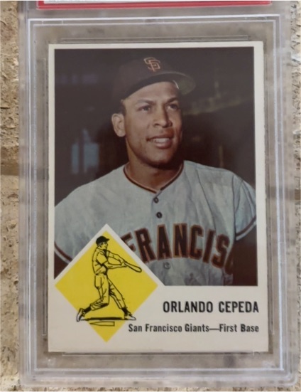 1963 Fleer #64 Orlando Cepeda — front
