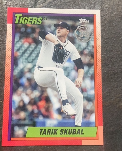 2025 Topps Series 2 1990 Topps Baseball #90B2-39 Tarik Skubal — front