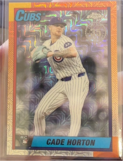 2025 Topps Update Chrome Silver Pack #U90C-72 Cade Horton — front
