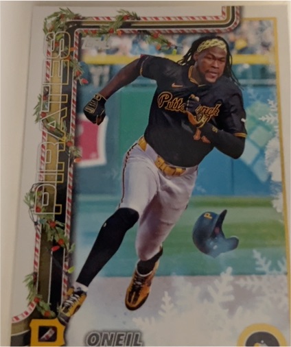 2025 Topps Holiday #H73 Oneil Cruz — front