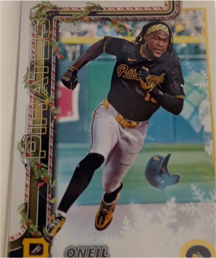 2025 Topps Holiday #H73 Oneil Cruz — front