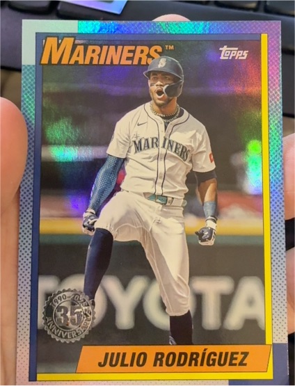 2025 Topps Update #U90-3 Julio Rodríguez — front