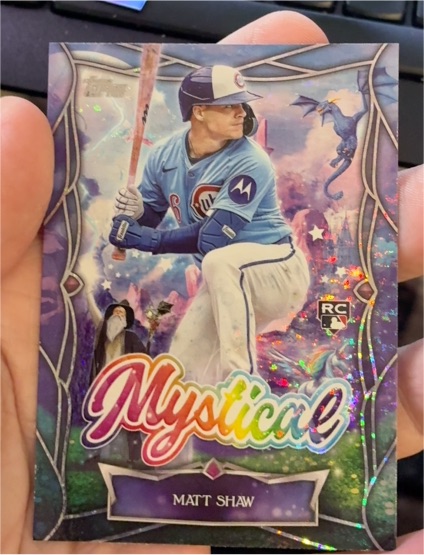 2025 Topps Update #MYS-16 Matt Shaw Mystical — front