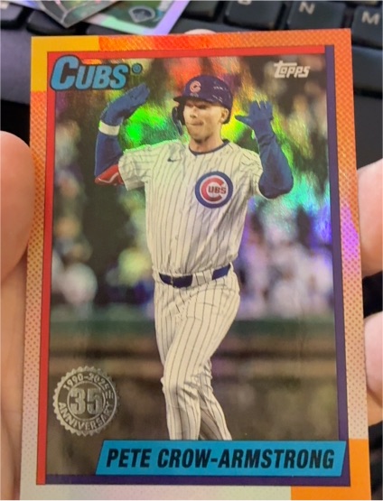 2025 Topps Update 1990 35th Anniversary #U90-7 Pete Crow-Armstrong — front