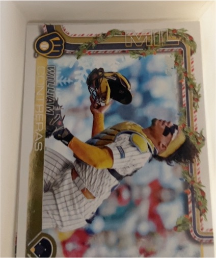2025 Topps Holiday #H21 William Contreras — front