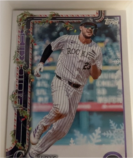 2025 Topps Holiday #H81 Kris Bryant — front