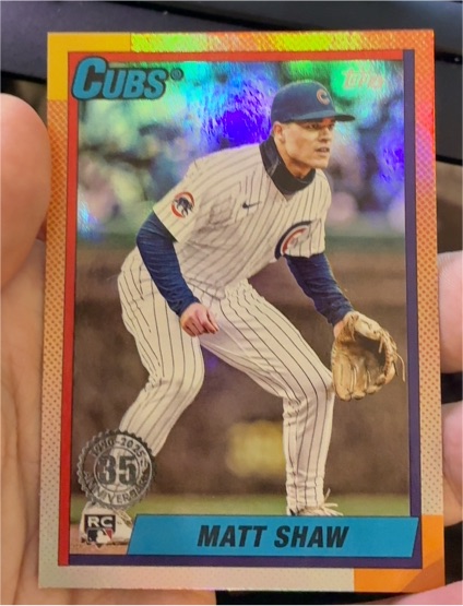 2025 Topps Update #U90-35 Matt Shaw — front