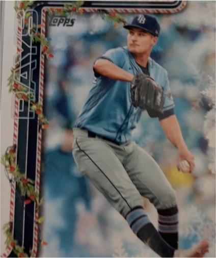 2025 Topps Holiday #H28 Shane McClanahan — front