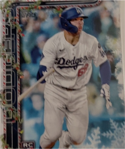 2025 Topps Holiday #H105 Dalton Rushing — front