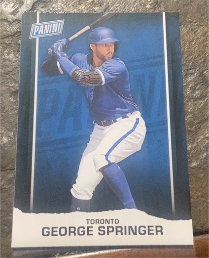 2021 Panini Father's Day #BB12 George Springer — front