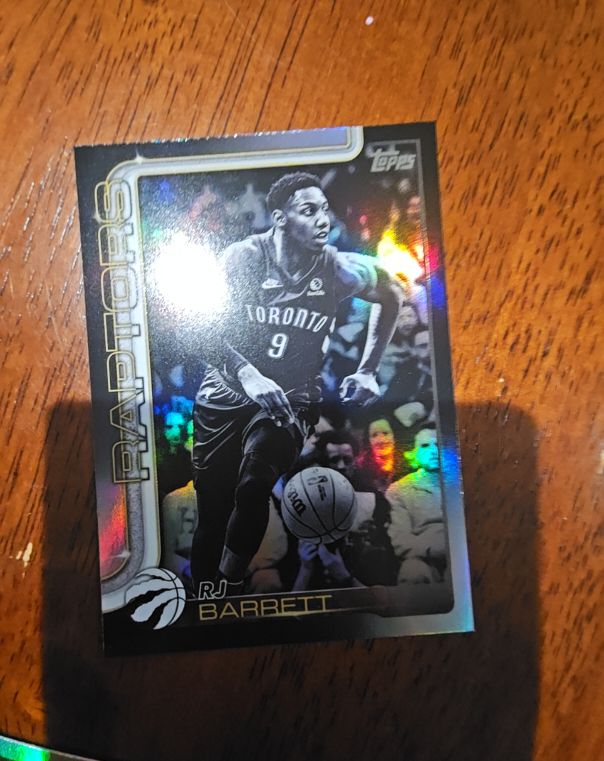 2025 Topps Blackout #9 RJ Barrett — front