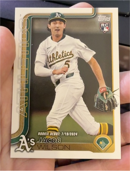 2025 Topps Update #US180 Jacob Wilson — front