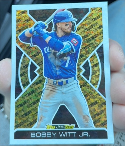 2025 Topps Update #BG-16 Bobby Witt Jr. Black Gold — front