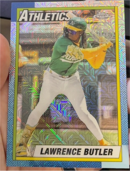 2025 Topps Update 1990 Chrome Silver Pack #U90C-43 Lawrence Butler — front