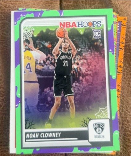 2023-24 Panini NBA Hoops Haunted Hoops #243 Noah Clowney — front