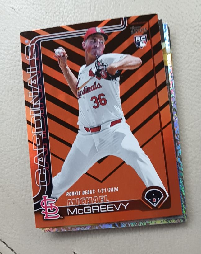 2025 Topps Update #US60 Michael McGreevy — front