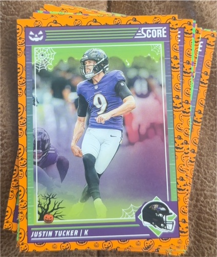 2024 Panini Score #24 Justin Tucker — front