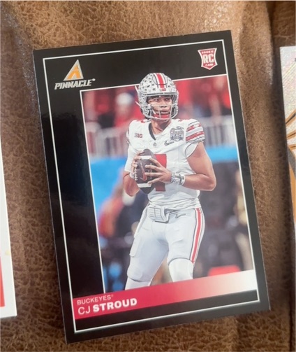 2023 Panini Chronicles Draft Picks Pinnacle #2 CJ Stroud — front