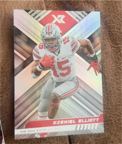 2023 Panini Chronicles Draft Picks XR #17 Ezekiel Elliott — front