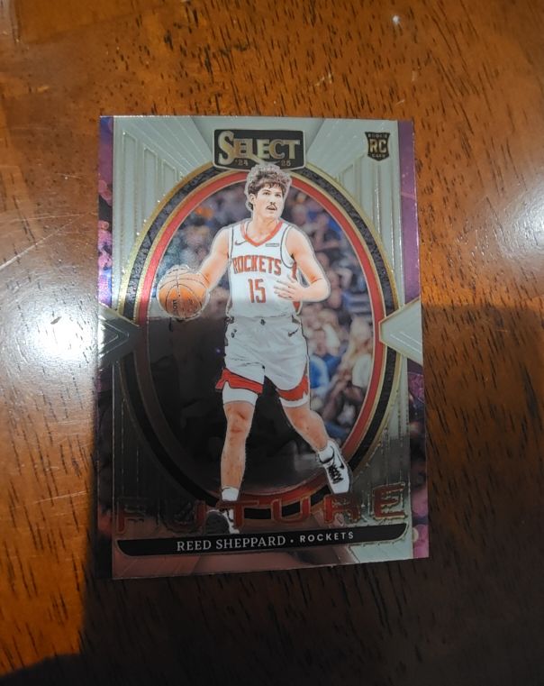 2024 Panini Select #6 Reed Sheppard Future Rookie Silver Prizm — front
