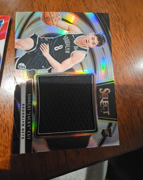 2024-25 Panini Select #JRS-CUI Yongxi "Jacky" Cui — front