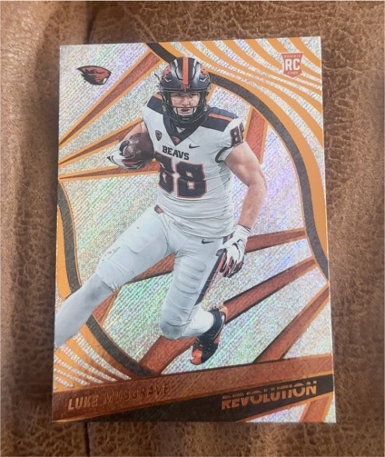 2023 Panini Chronicles Draft Picks Revolution #56 Luke Musgrave — front