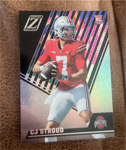 2023 Panini Chronicles Draft Picks Zenith #2 CJ Stroud Rookie Card — front