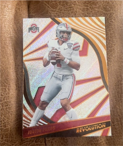 2023 Panini Chronicles Draft Picks Revolution Justin Fields — front