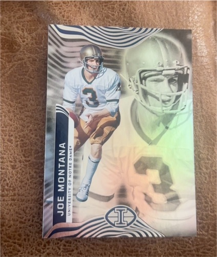 2022 Panini Illusions #I Joe Montana — front