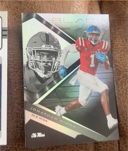 2023 Panini Chronicles Black Draft Picks #17 Jonathan Mingo — front