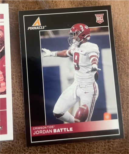 2023 Panini Chronicles Pinnacle Draft Picks #13 Jordan Battle RC — front