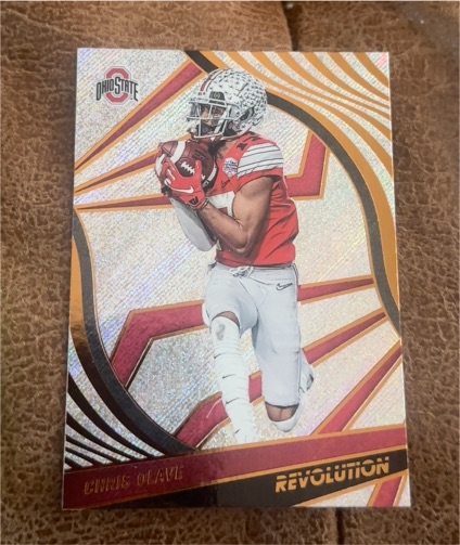 2023 Panini Chronicles Draft Picks Revolution Chris Olave — front