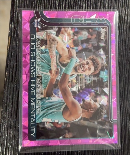 2025-26 Topps #283 Lamelo Ball Brandon Miller Duo Shows Hive Mentality — front
