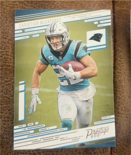 2021 Panini Prestige #78 Christian McCaffrey — front