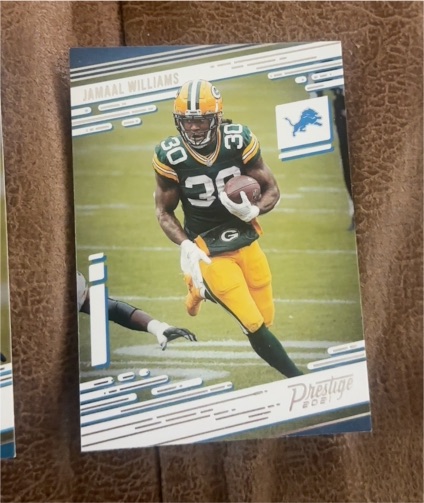 2021 Panini Prestige #52 Jamaal Williams — front