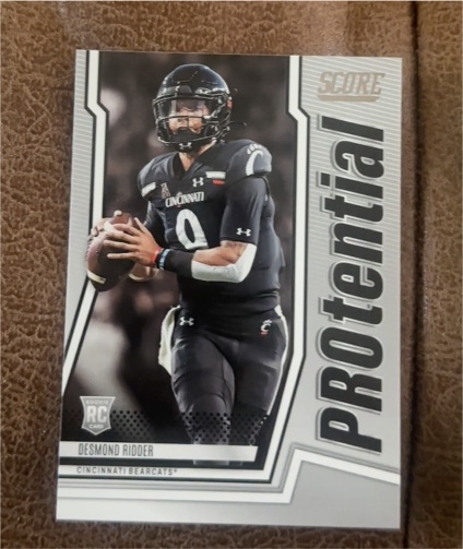 2022 Panini Score #P-DR Desmond Ridder PROtential Rookie — front