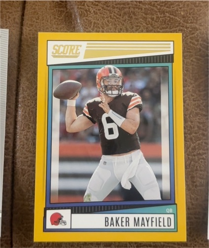 2022 Panini Score #203 Baker Mayfield — front