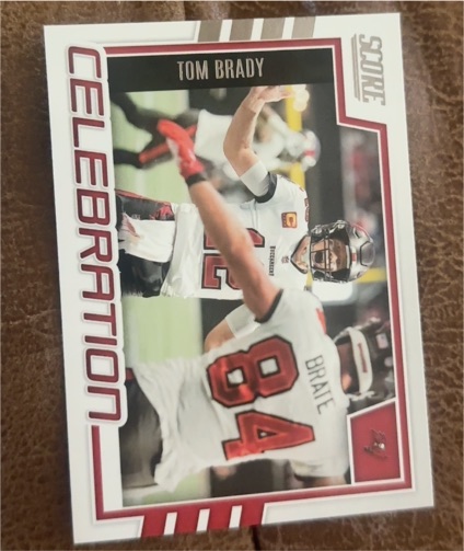 2022 Panini Score Celebration #C-TB Tom Brady — front