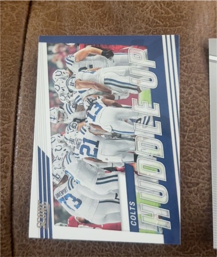 2022 Score Huddle Up #HU-IND Indianapolis Colts — front