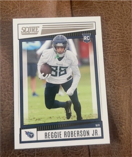 2022 Panini Score #397 Reggie Roberson Jr. — front